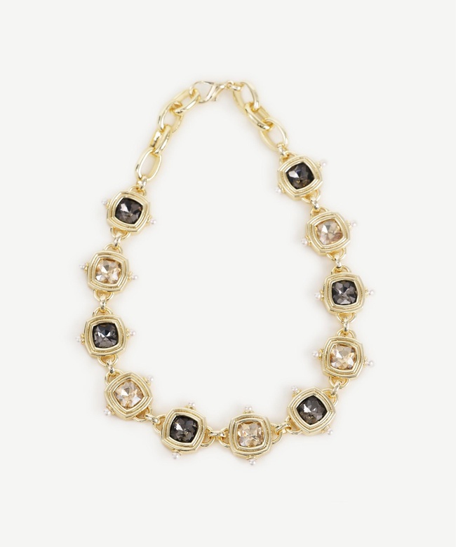  YARGICI Renkli Cam Taş Kolye