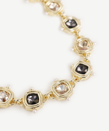  YARGICI Renkli Cam Taş Kolye