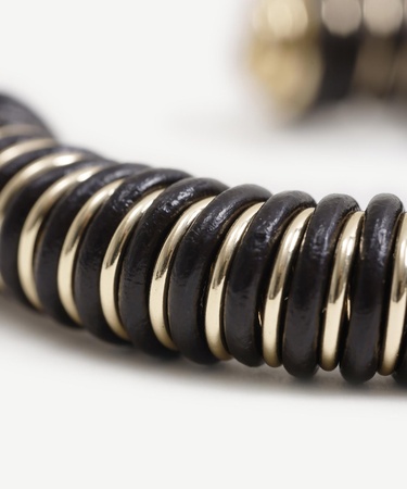  YARGICI Suni Deri Sarmalı Cuff Bileklik