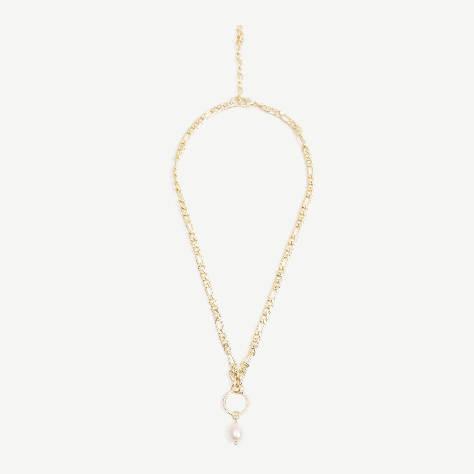 YARGICI İnci Uçlu Zincir Kolye