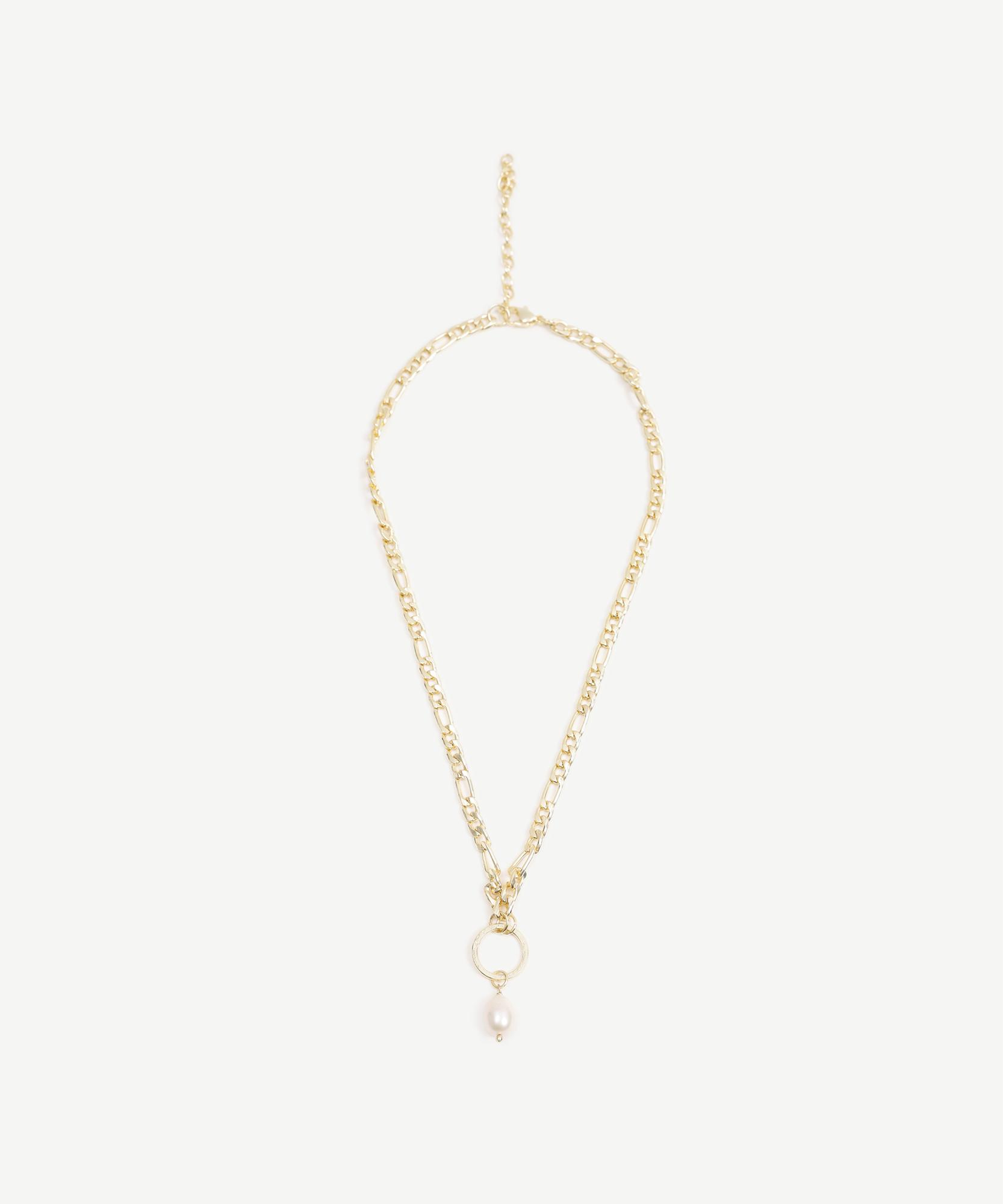  YARGICI İnci Uçlu Zincir Kolye