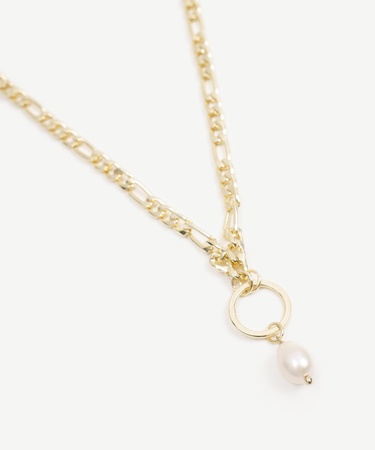  YARGICI İnci Uçlu Zincir Kolye