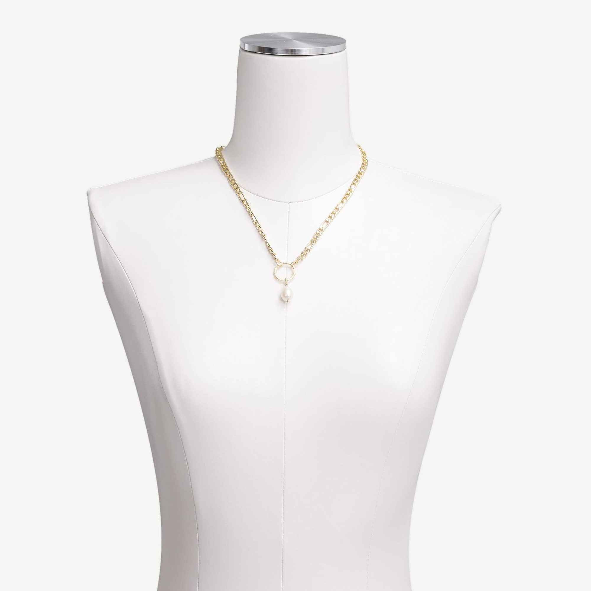 YARGICI İnci Uçlu Zincir Kolye