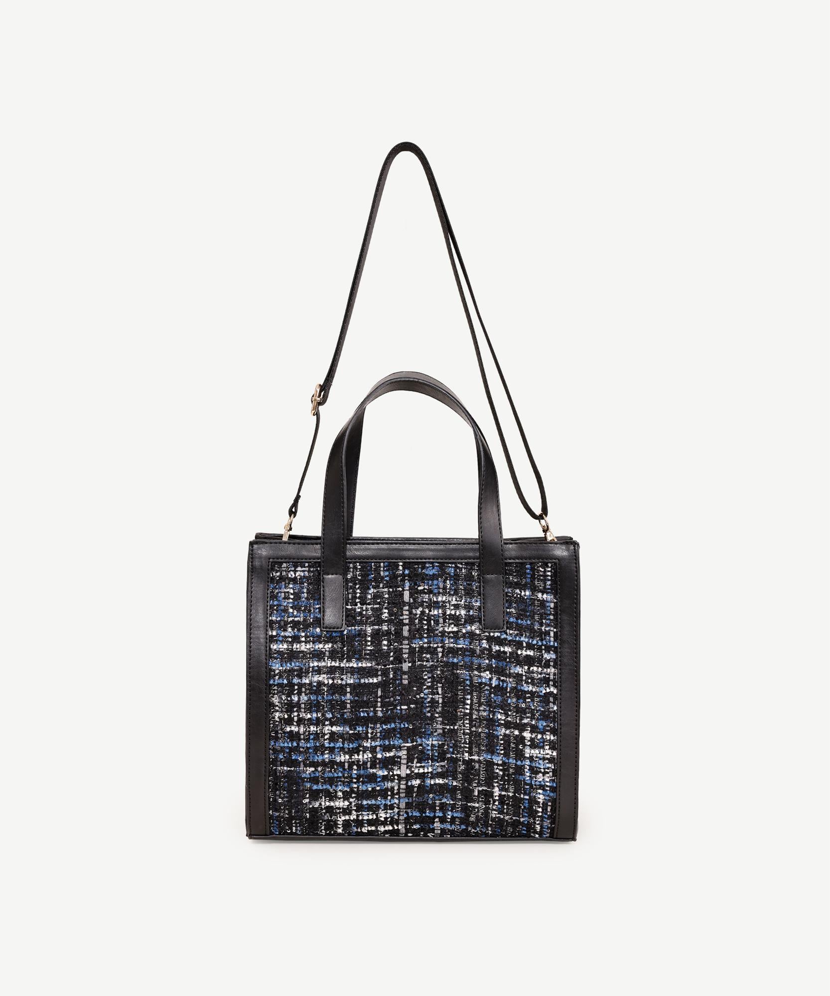  YARGICI Simli Kumaşlı Omuz Çantası