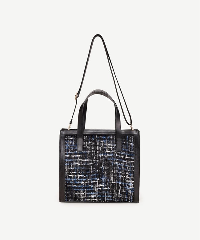  YARGICI Simli Kumaşlı Omuz Çantası