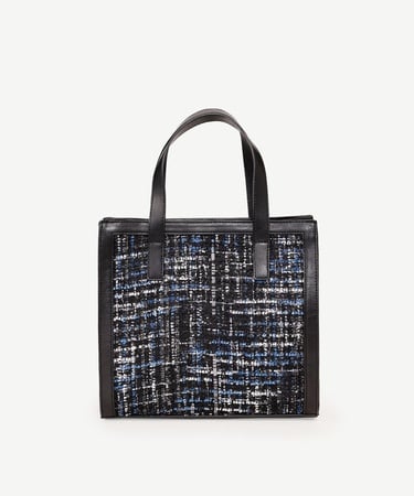  YARGICI Simli Kumaşlı Omuz Çantası