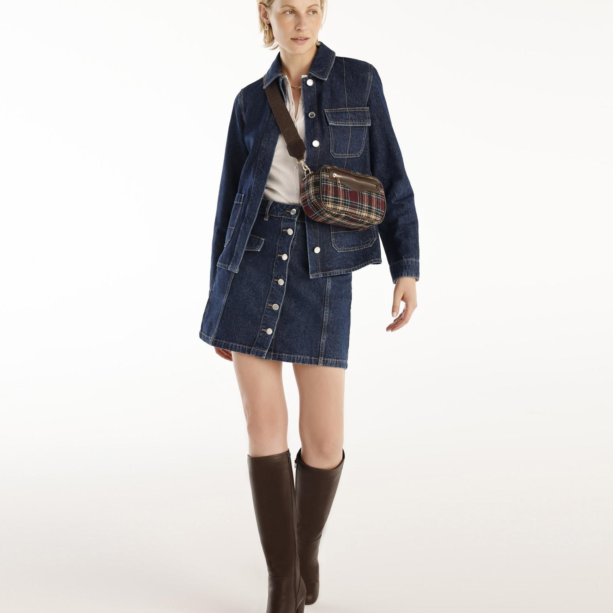 YARGICI Normal Kesim Dikiş Detaylı Denim Ceket