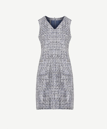  YARGICI V Yakalı Kolsuz Mini Elbise