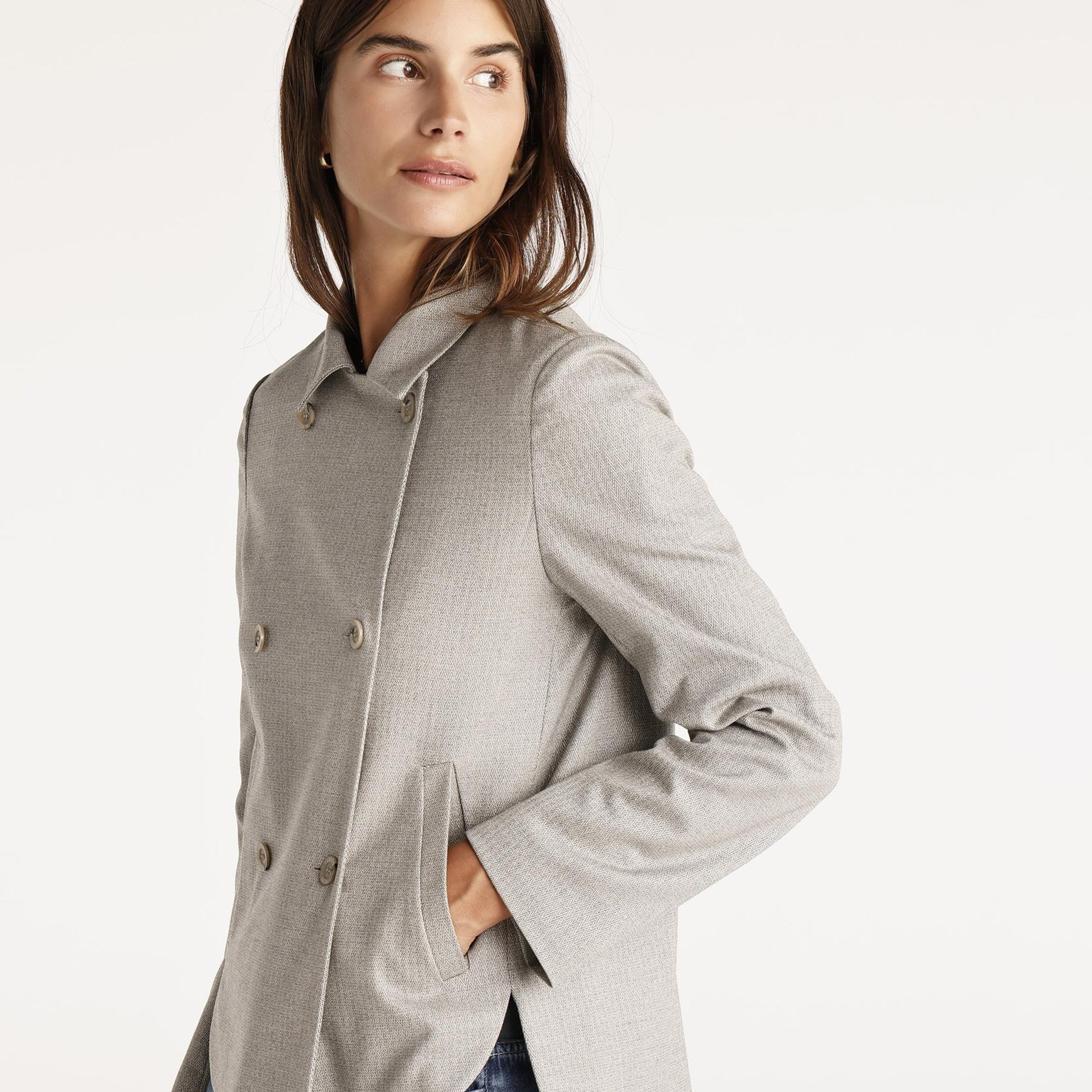 YARGICI A Form Kruvaze Ceket