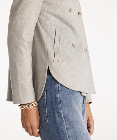  YARGICI A Form Kruvaze Ceket