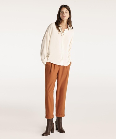  Geniş Manşetli Gömlek