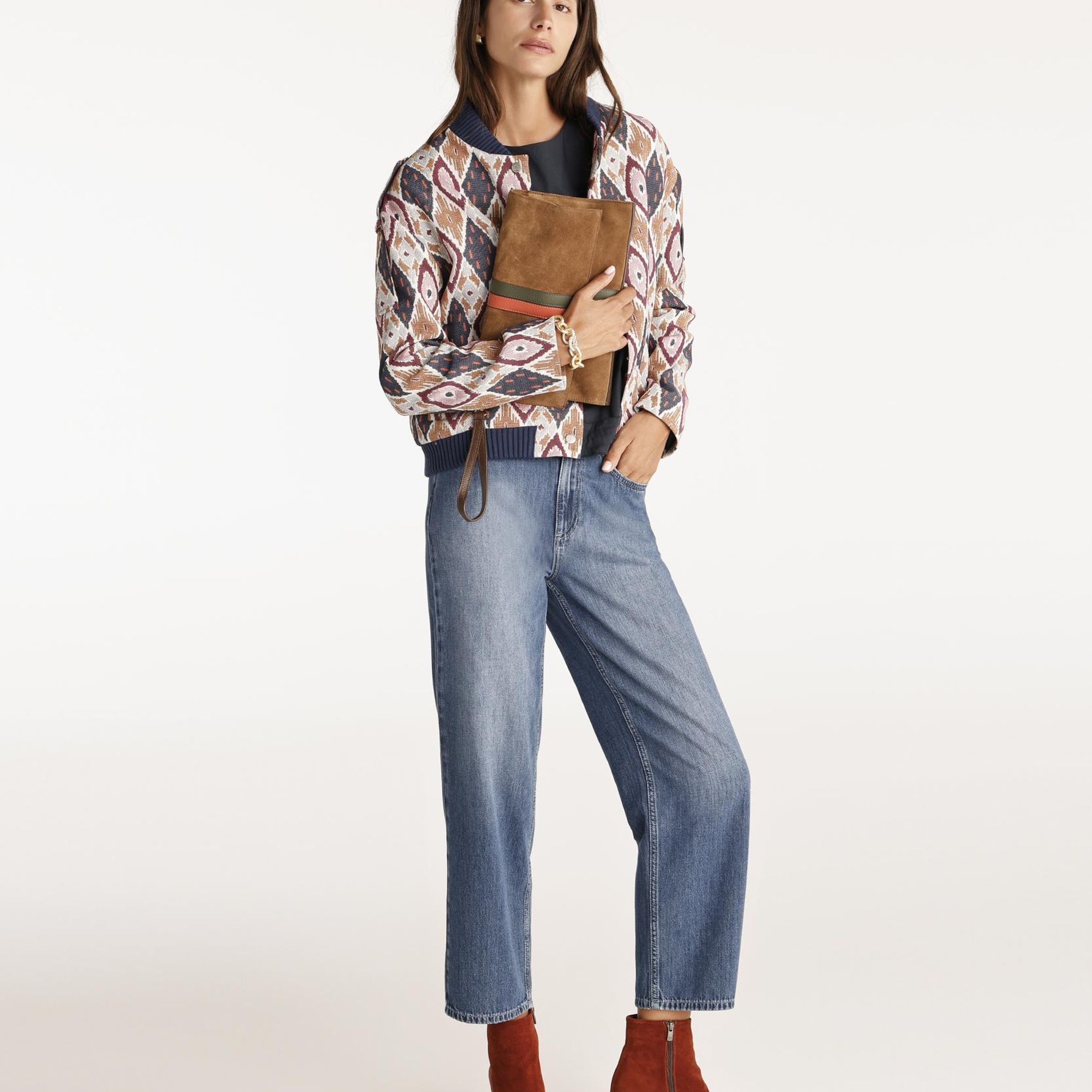 YARGICI Kol Detaylı Bomber Ceket