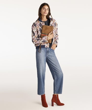  YARGICI Kol Detaylı Bomber Ceket