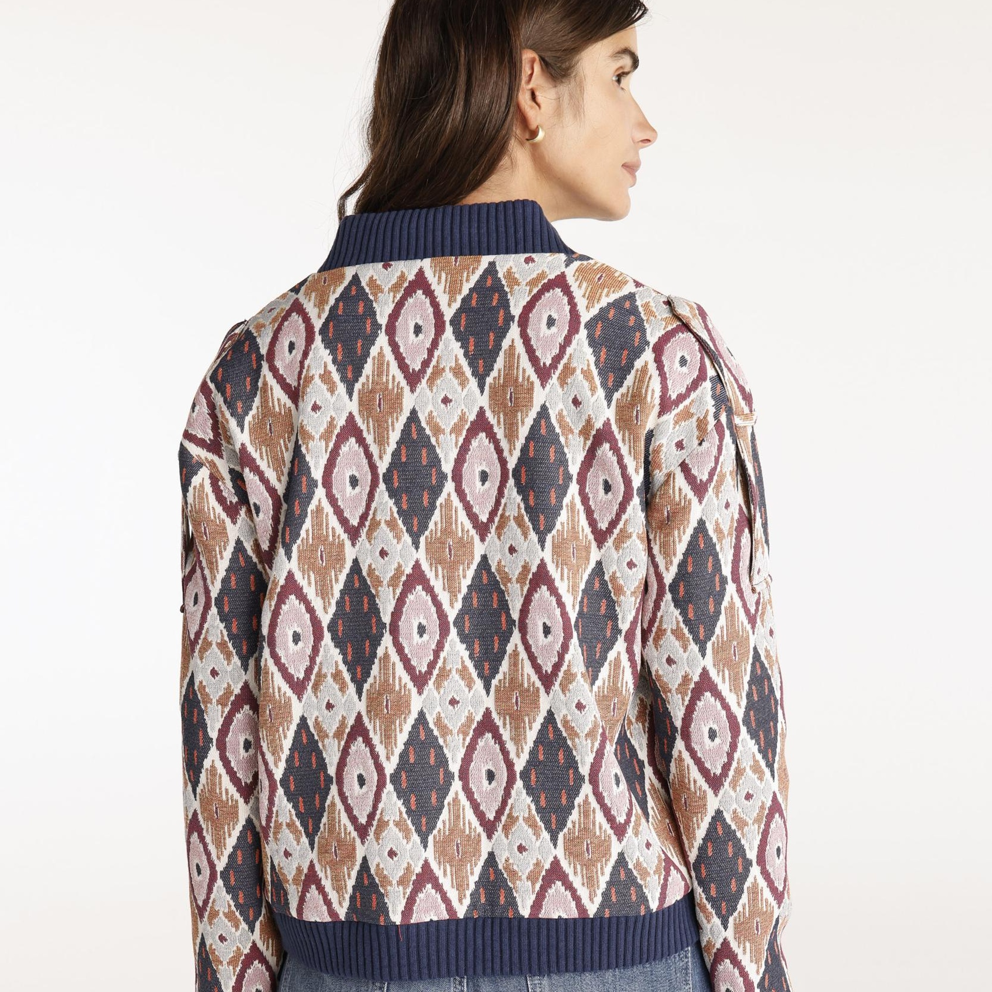 YARGICI Kol Detaylı Bomber Ceket