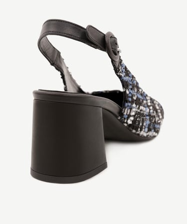  YARGICI Kumaş Garnili Arkası Açık Ayakkabı