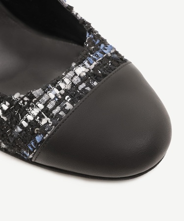  YARGICI Kumaş Garnili Arkası Açık Ayakkabı