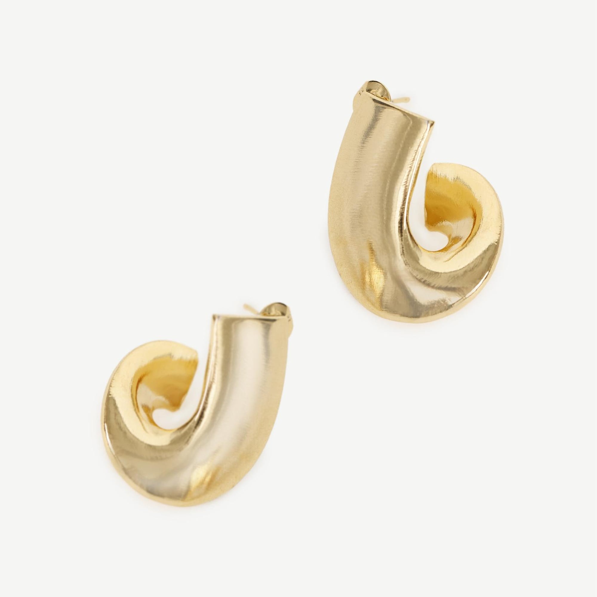 YARGICI Asimetrik Gold Küpe