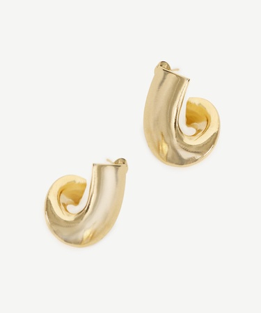  YARGICI Asimetrik Gold Küpe