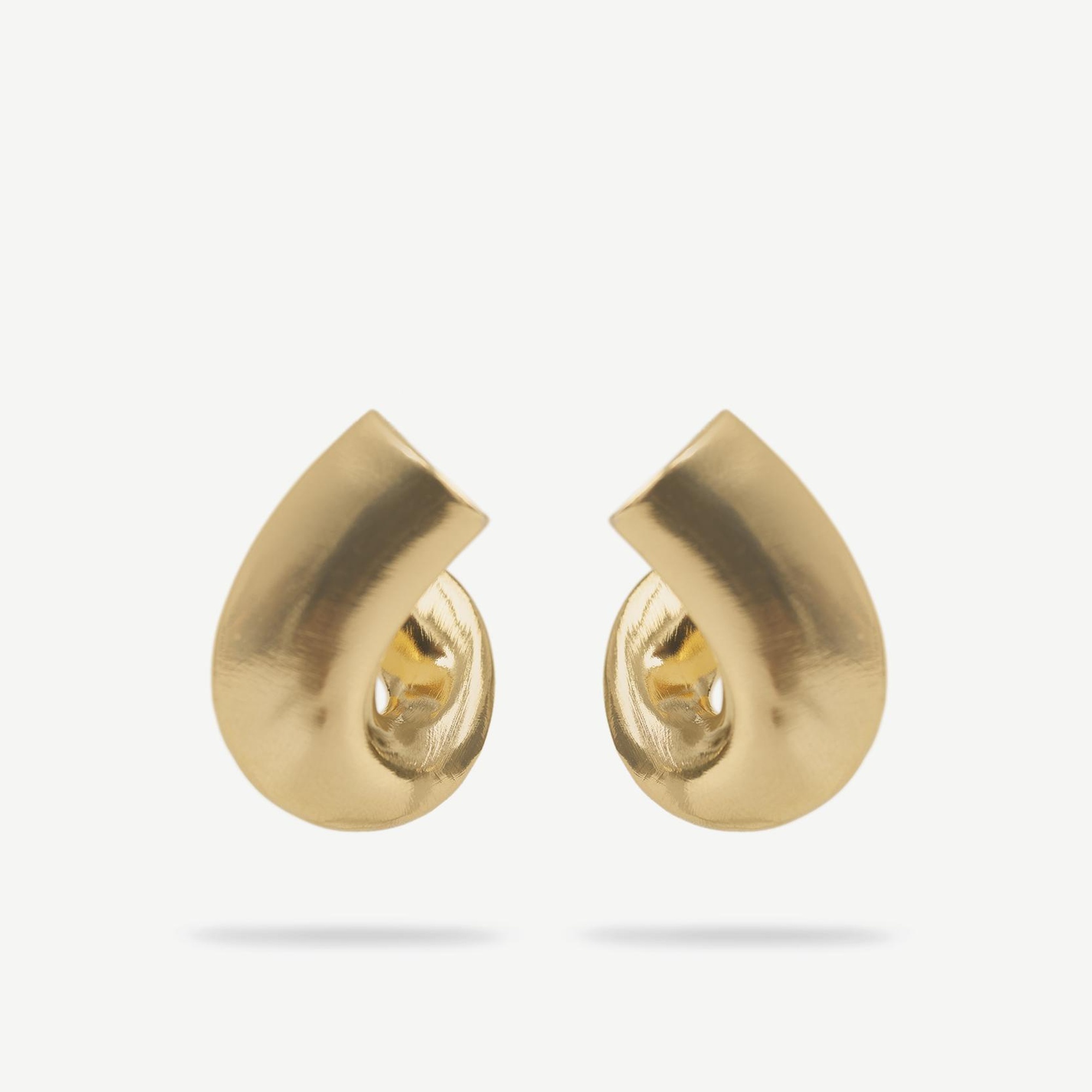 YARGICI Asimetrik Gold Küpe