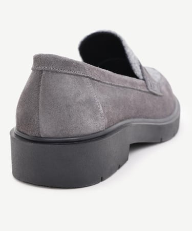  YARGICI Keçe Detaylı Deri Loafer