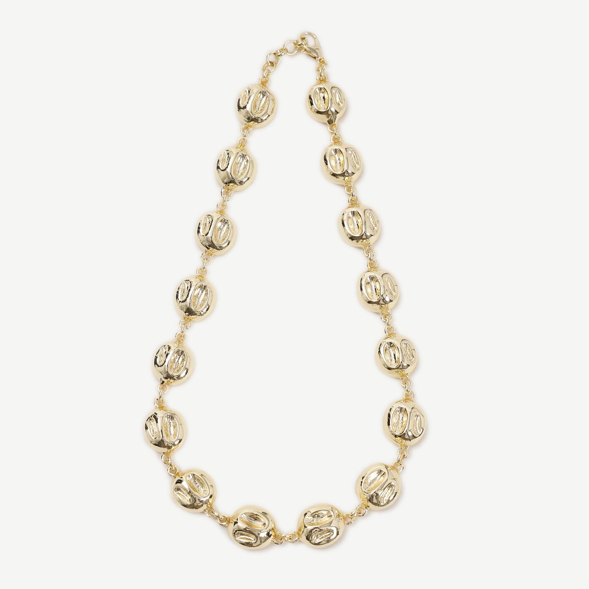 YARGICI Yuvarlak Formlu Gold Kolye