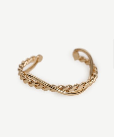  YARGICI İki Sıra Gold Cuff