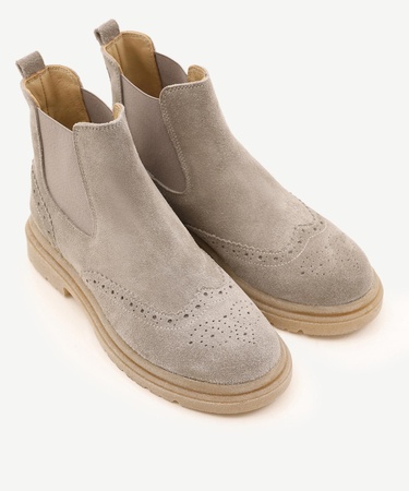  YARGICI Lastikli Süet Deri Bot