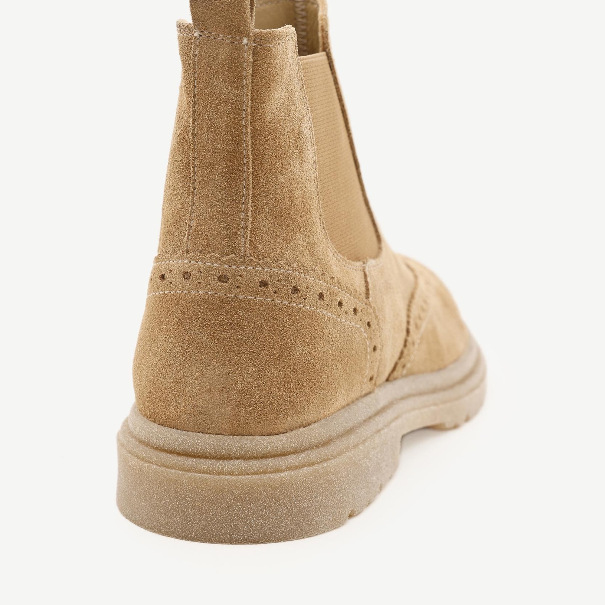 YARGICI Lastikli Süet Deri Bot