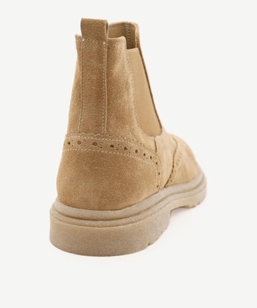  YARGICI Lastikli Süet Deri Bot