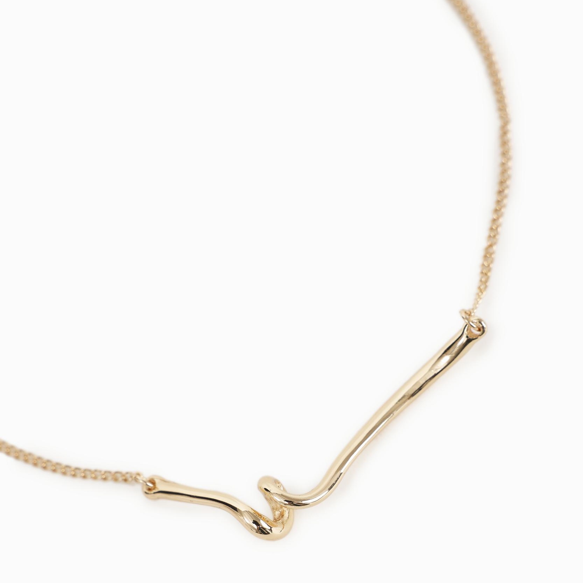 YARGICI Metal Uç Detaylı İnce Kolye