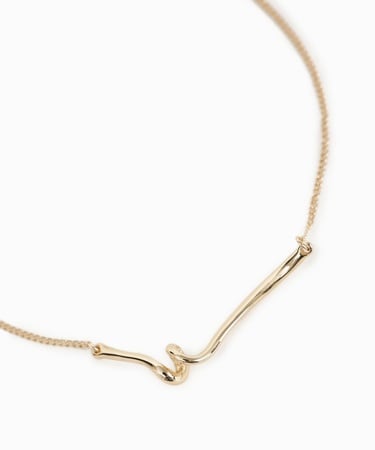  YARGICI Metal Uç Detaylı İnce Kolye