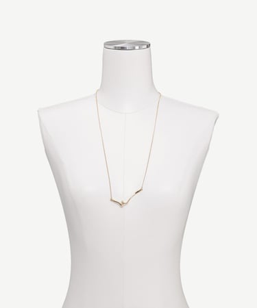  YARGICI Metal Uç Detaylı İnce Kolye