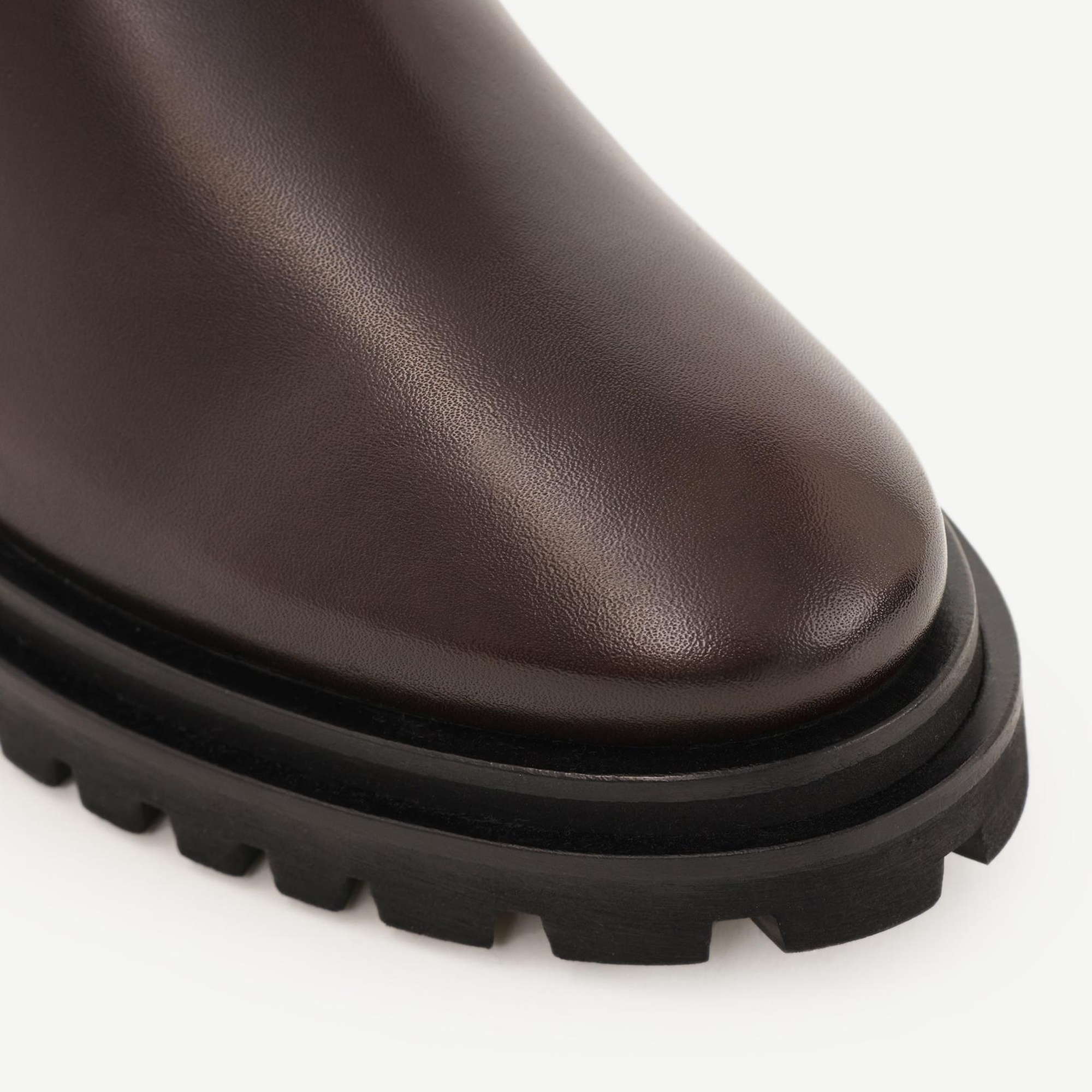 YARGICI Lastikli Deri Bot