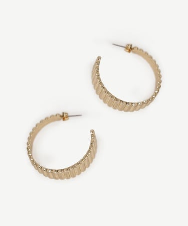  YARGICI Dokulu Gold Küpe