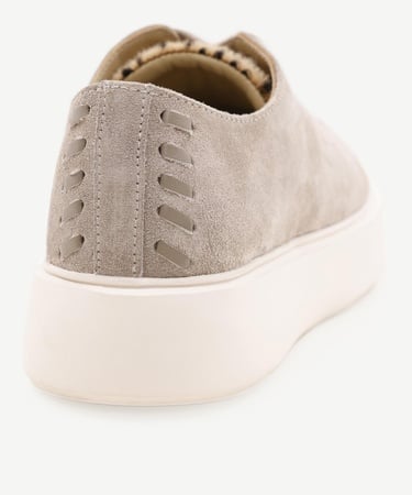  YARGICI Hafif Düz Deri Sneaker