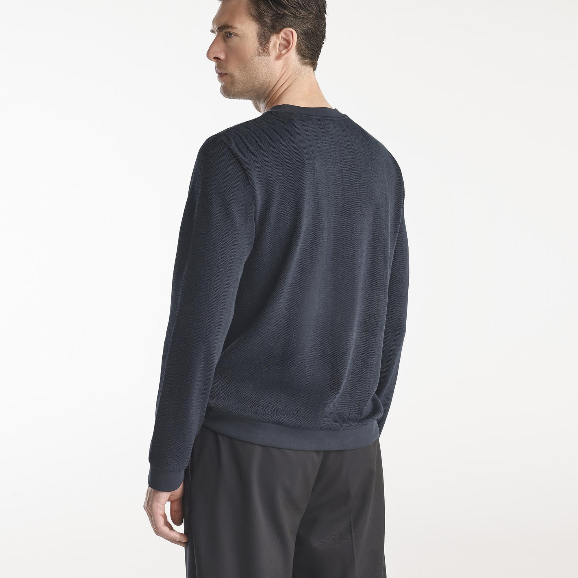 YARGICI Bisiklet Yaka Uzun Kollu Sweatshirt