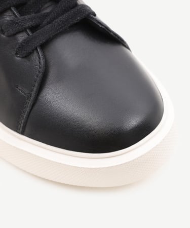  YARGICI Hafif Düz Deri Sneaker