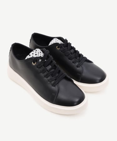  YARGICI Hafif Düz Deri Sneaker