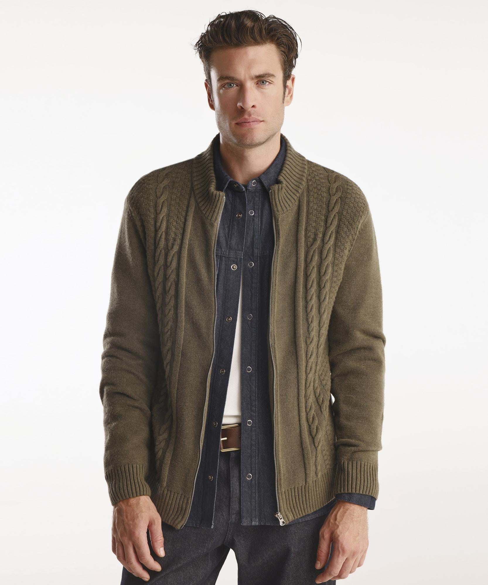  YARGICI Fermuarlı Triko Hırka