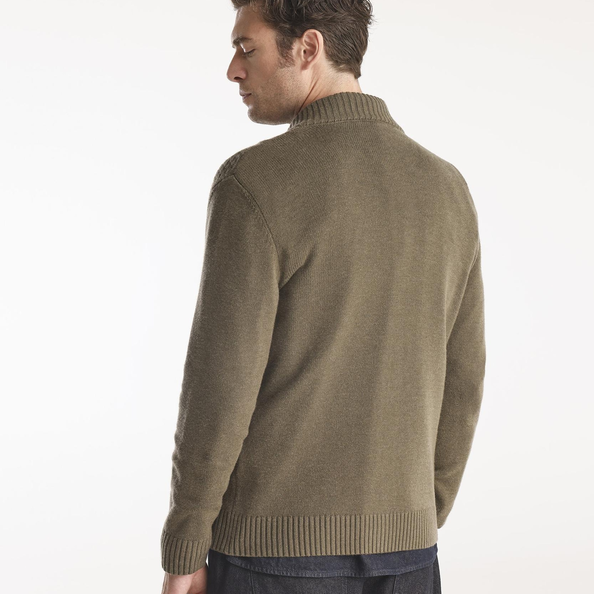 YARGICI Fermuarlı Triko Hırka