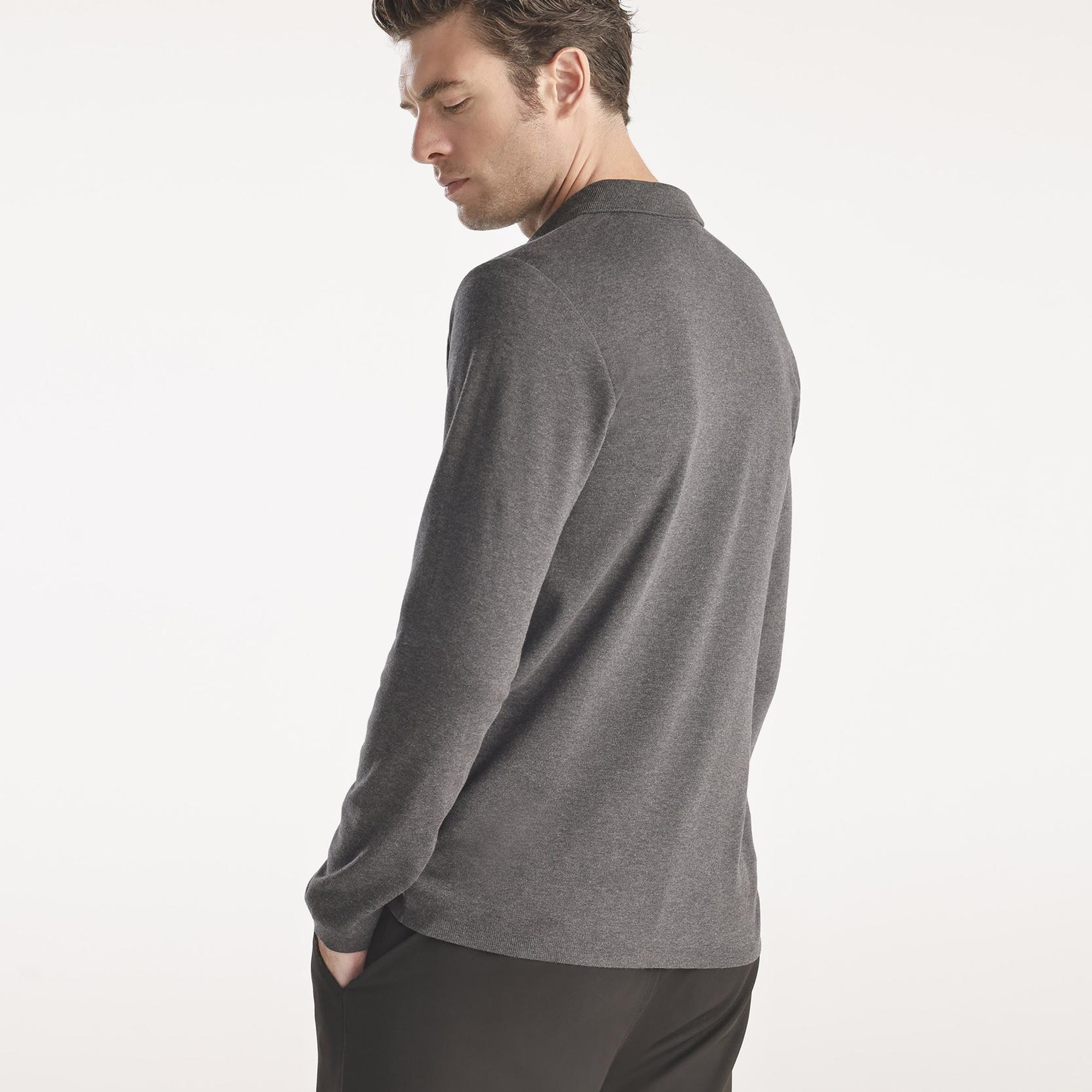 YARGICI Erkek Henry Uzun Kol Triko