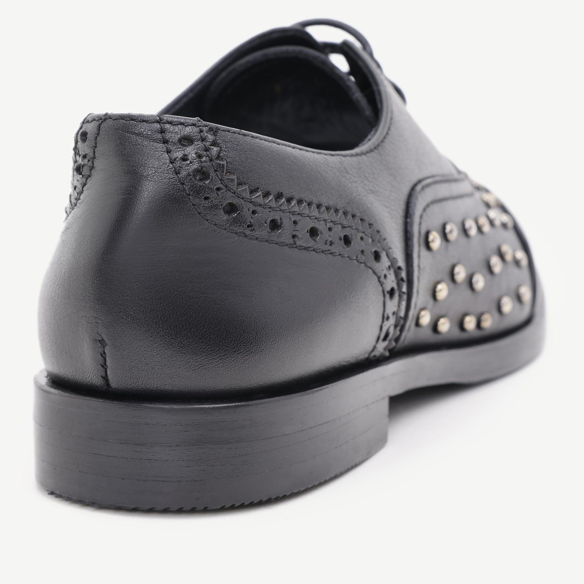 YARGICI Kanca Detaylı Bağlı Deri Ayakkabı