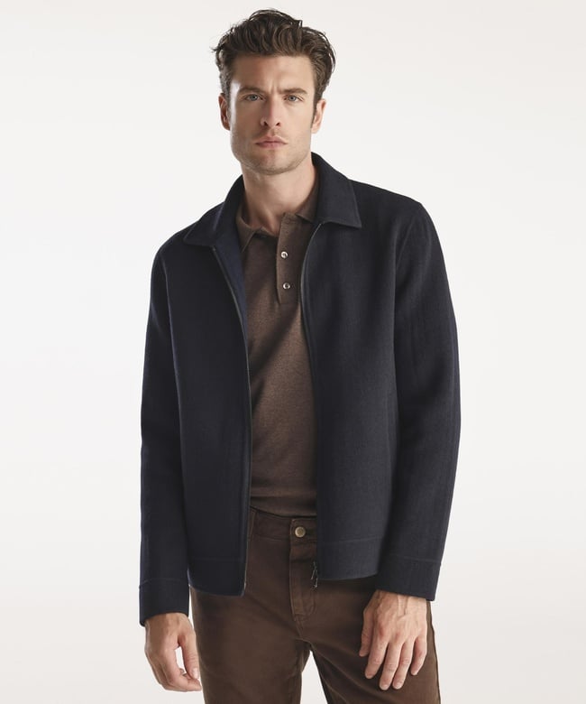  YARGICI Fermuarlı Erkek Mont