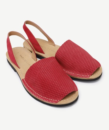  YARGICI Geleneksel İspanya Modeli Deri Espardenya