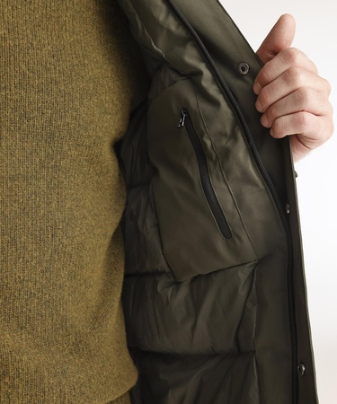  YARGICI Fermuar Detaylı Erkek Mont