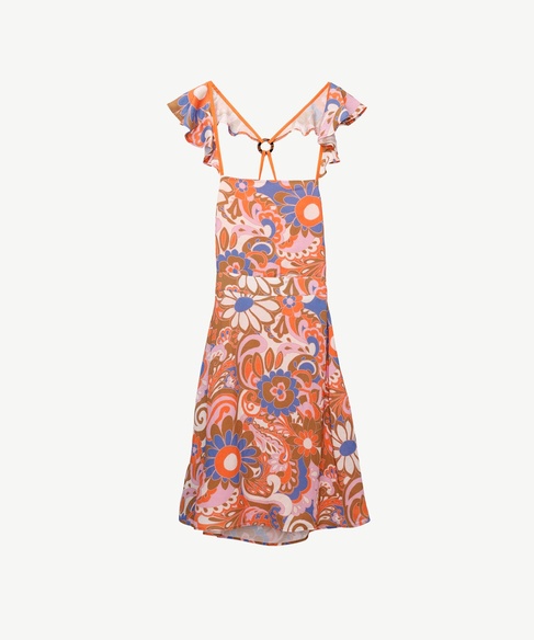  YARGICI Sırt Detaylı Elbise