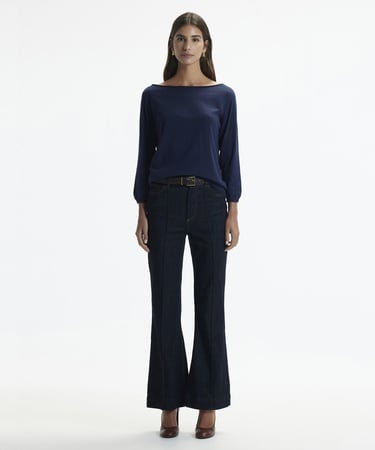  YARGICI Kayık Yaka 3/4 Triko