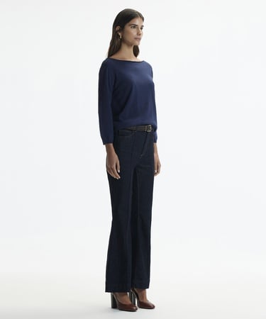  YARGICI Kayık Yaka 3/4 Triko