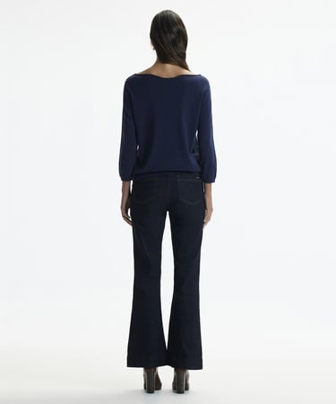  YARGICI Kayık Yaka 3/4 Triko