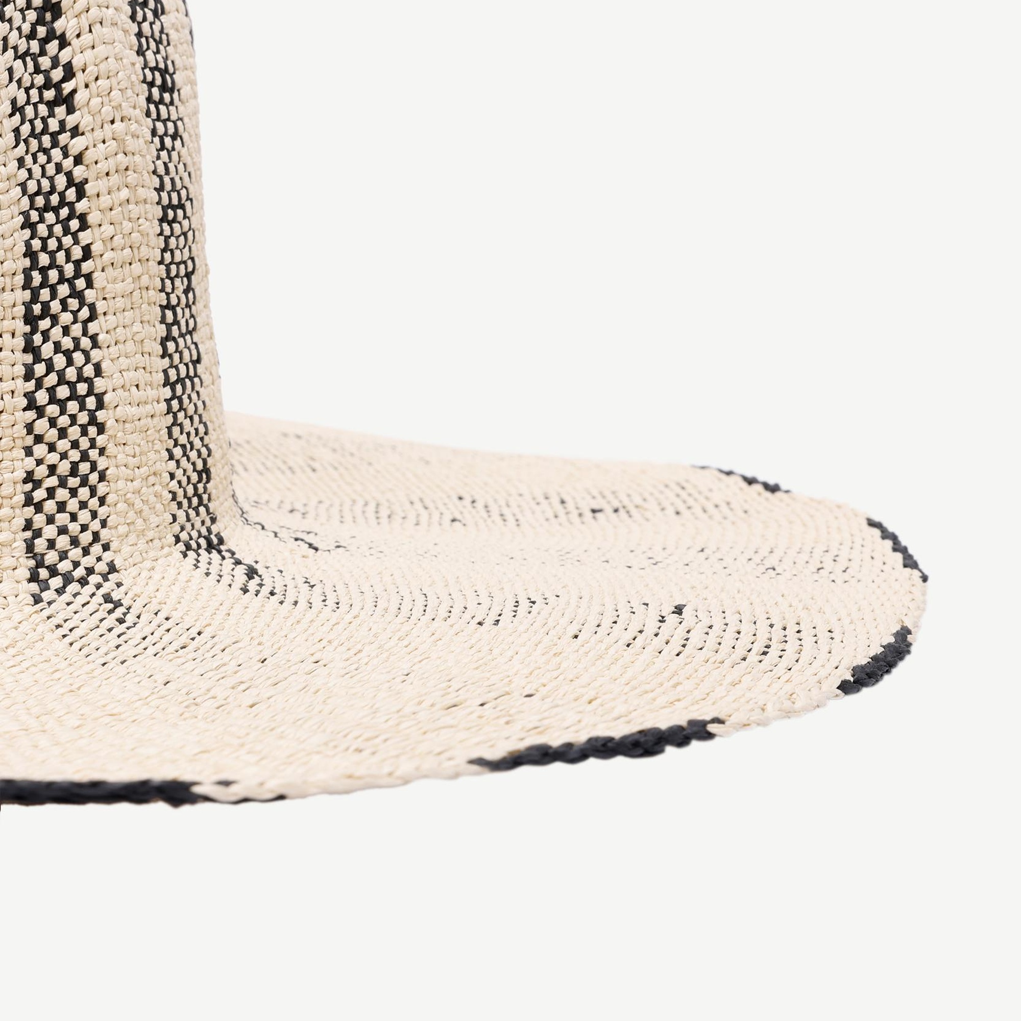 YARGICI Çizgili Hasır Şapka